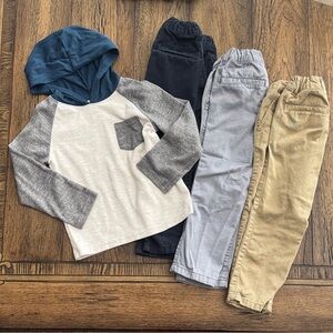 The Children's Place Shirt and Uniform Pants Set